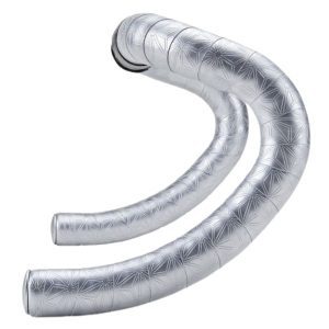 CINTA P/MANIVELA DE RUTA SUPACAZ BLING PRIZMATIK HOLOGRAMA C/TAPONES GRIS